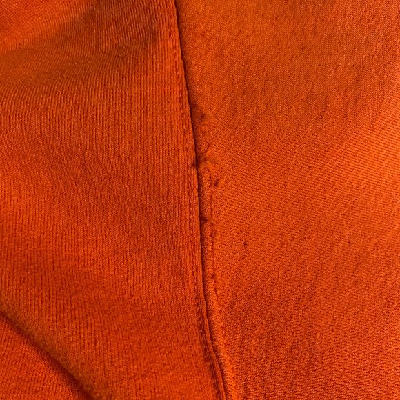 Gildan Heavy Sweater Men XL Orange Hoodie Sweatshirt TDL Trust Dedicate Love - Picture 8 of 13